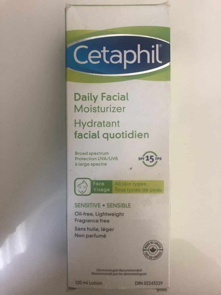 Cetaphil Face Moisturizer Ingredients In Daily Facial Moisturizer You